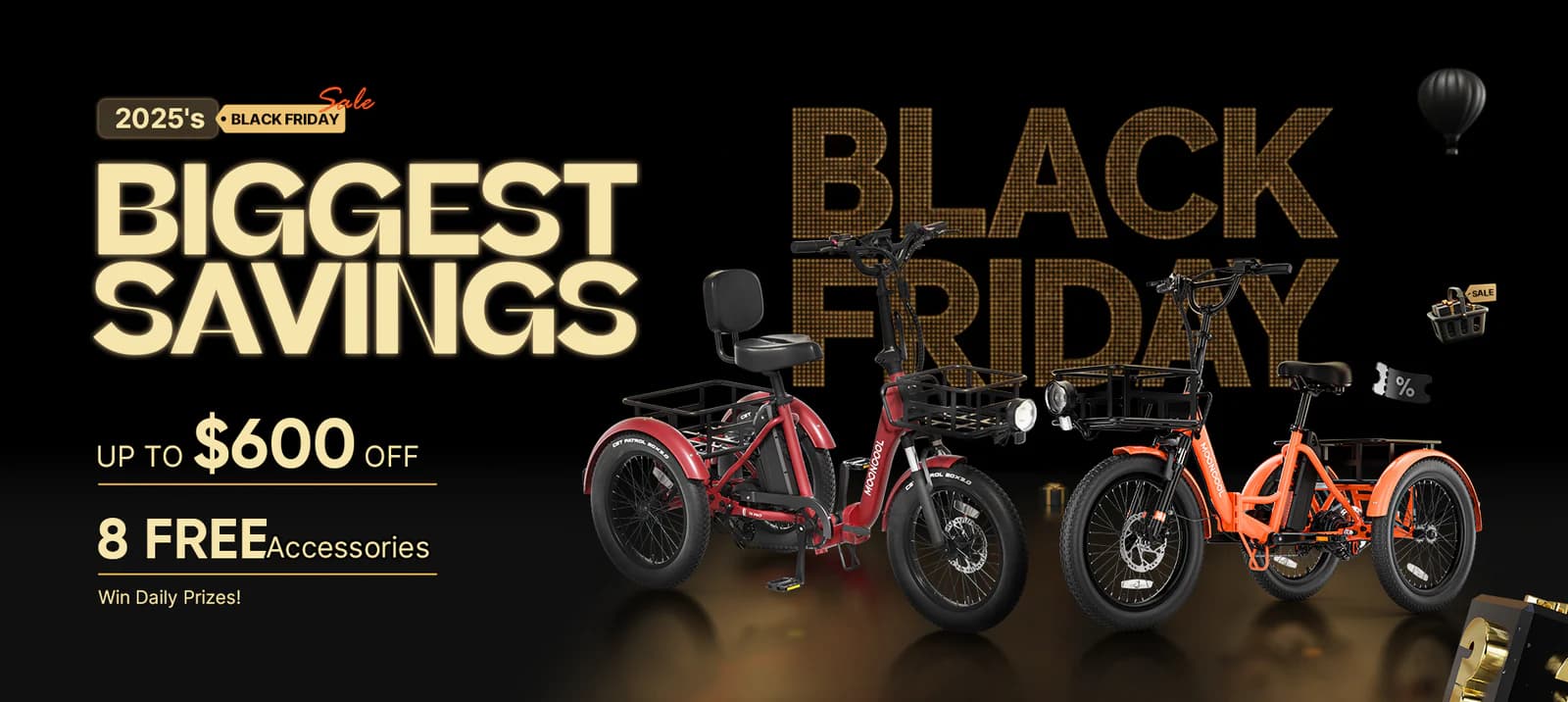 Mooncool TK1 – The affordable, stylish, and convenient folding electric trike that many users have been waiting for